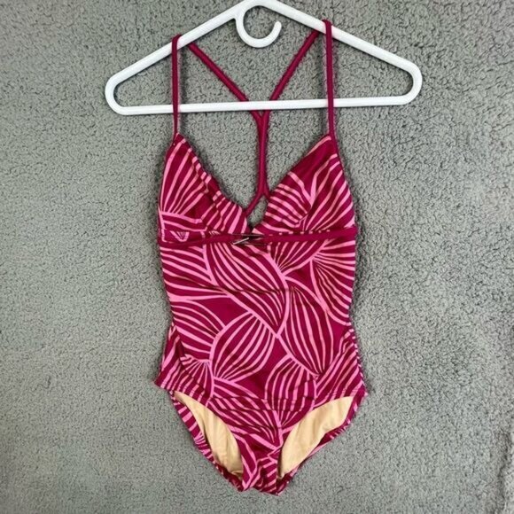 SPEEDO WOMENS 1PC BATHING SUIT PINK SIZE M - Picture 8 of 8